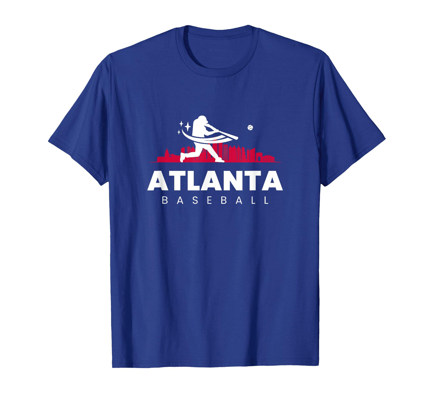 Atlanta Baseball Vintage Minimalist Retro Baseball Lover T-Shirt