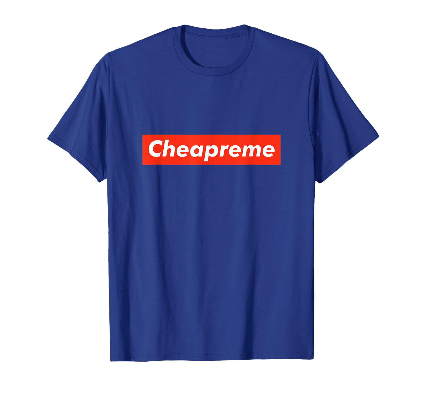Cheapreme Black Classic Fit Crew Neck T-Shirt, Small, Men's