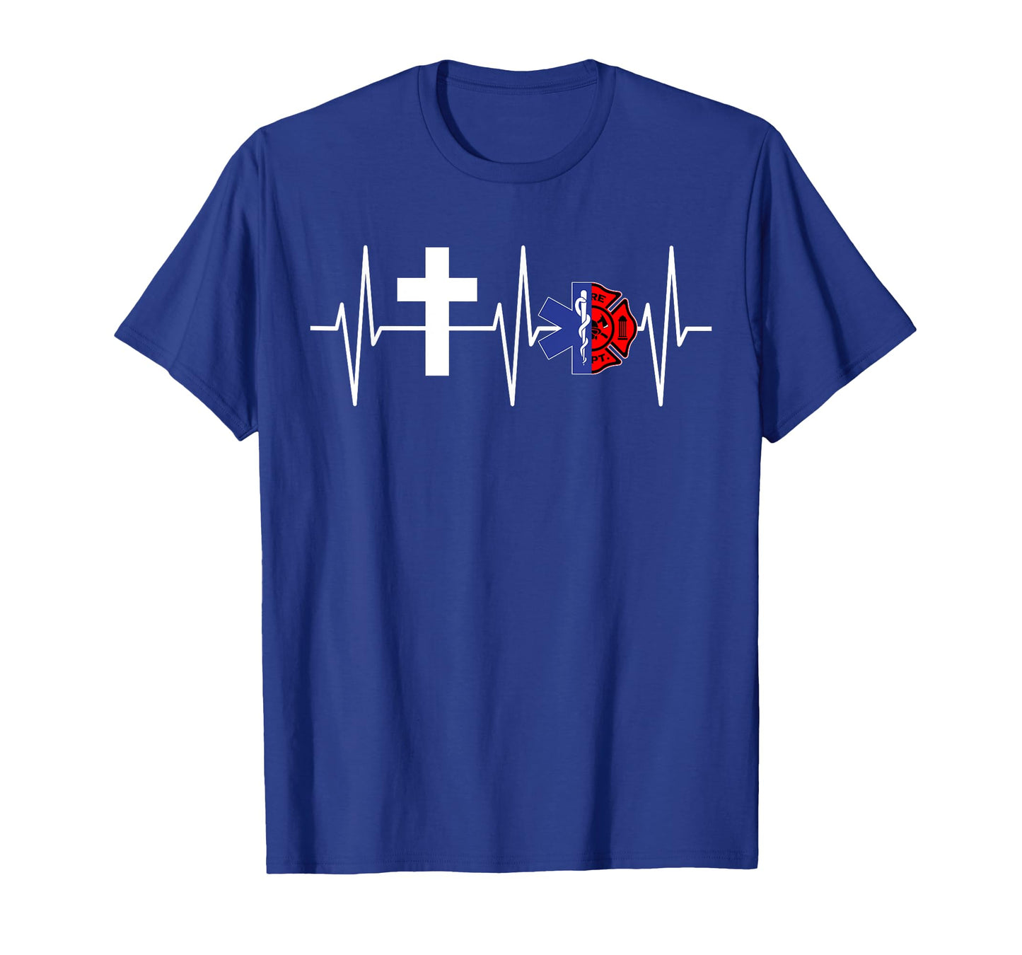 Christian Firefighter EMT Shirt Religious Firefighter EMS T-Shirt