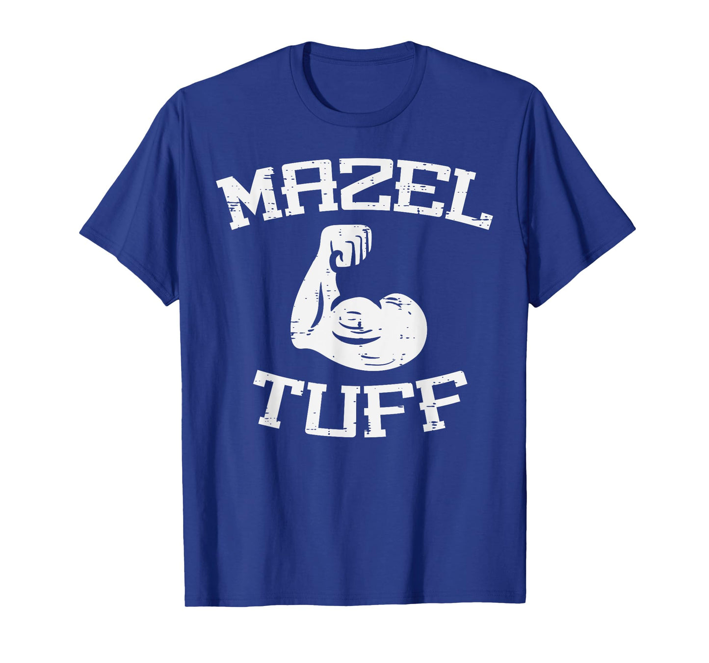 Gym Mazel Tuff Jew Workout Funny Fitness Hanukkah Men Women T-Shirt