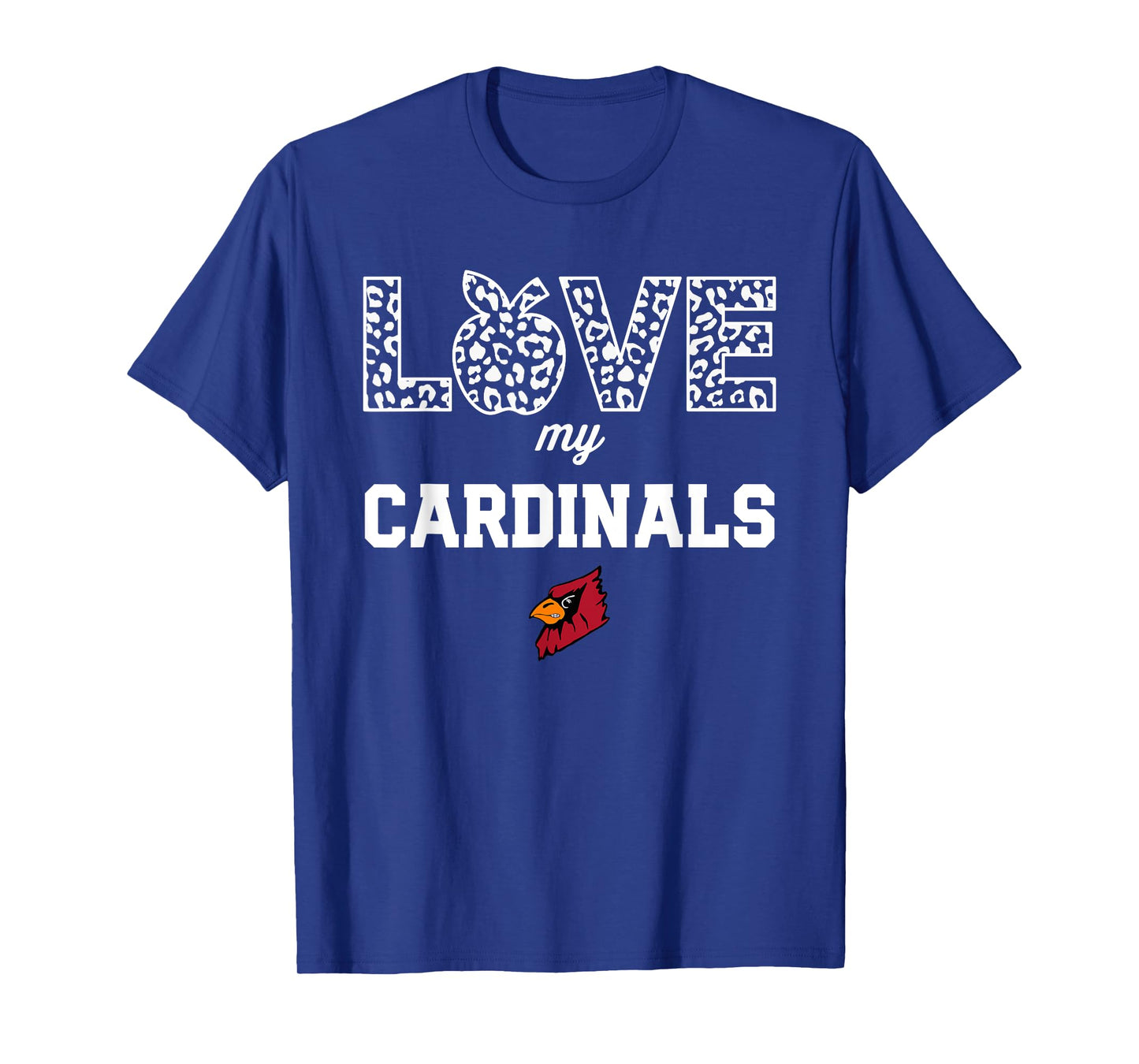 Triad Cardinals Logo Love My Team HS T-Shirt