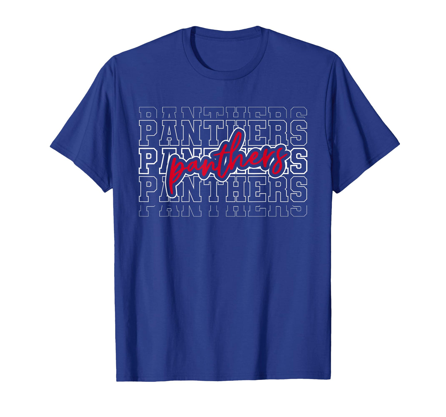 Vintage Panthers School Sports Name Spirit Back To School T-Shirt