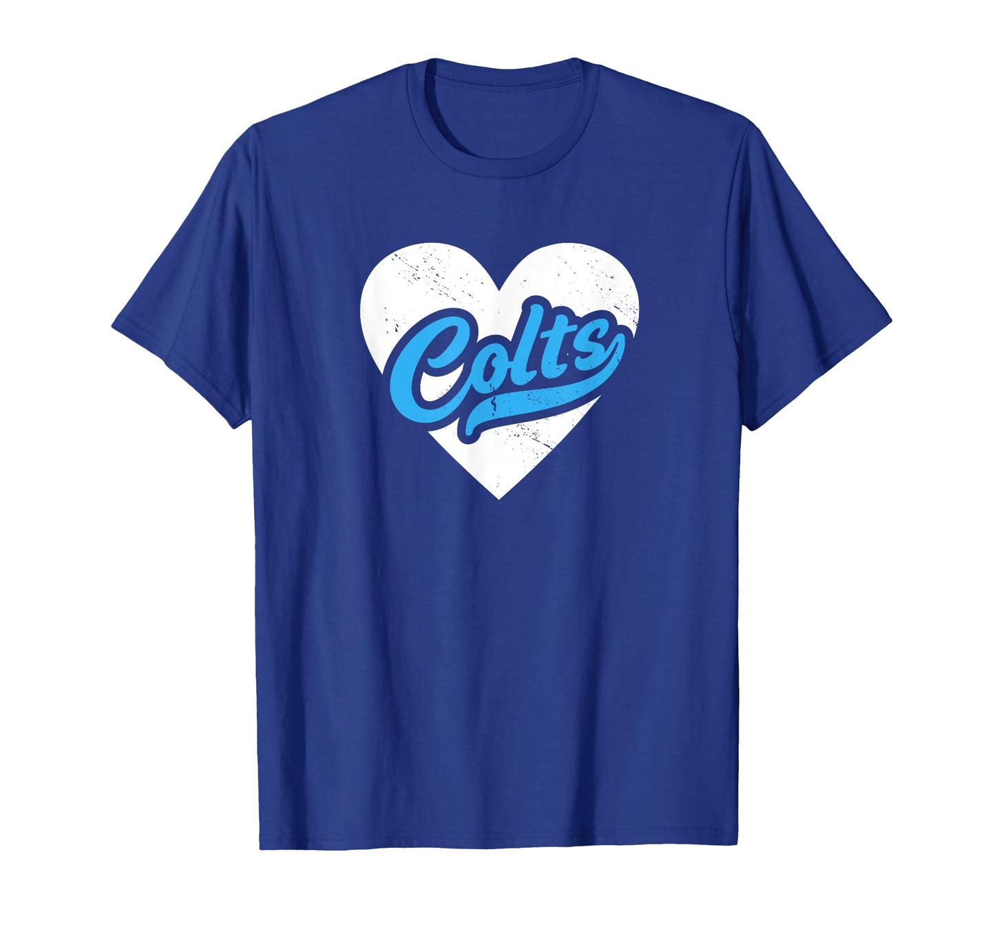Vintage Colts High School Go Colts Pride Heart T-Shirt
