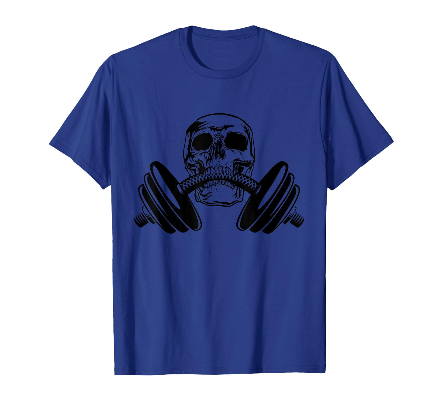 Weightlifting Skull Deadlift Workout & Gym Crew Weightlifter T-Shirt