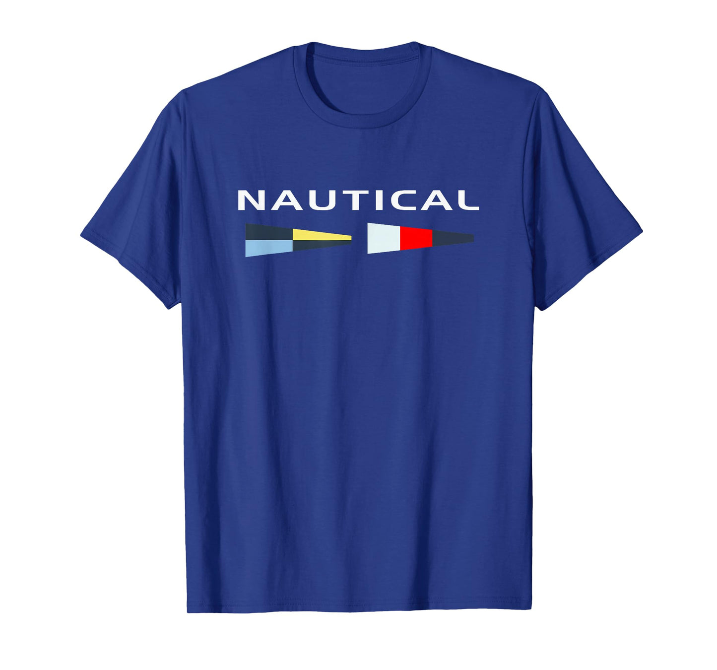 Nautical Maritime Flags Cool Men Women Boy Girl Sailboat T-Shirt