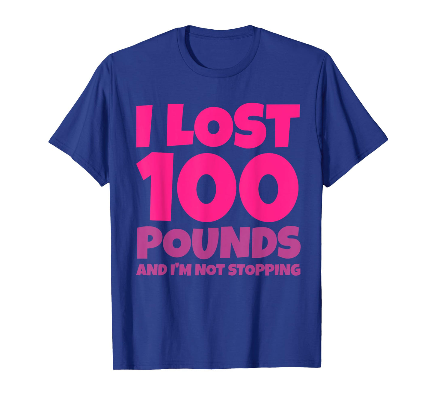 I Lost 100 Pounds Proud Weight Loss Celebration Goals T-Shirt