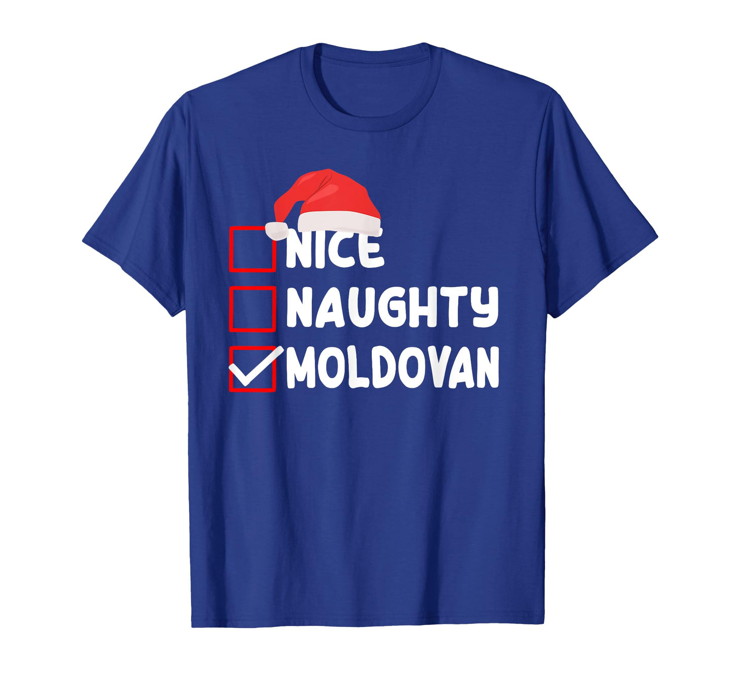 Funny Moldovan Christmas Costume Moldova Xmas T-Shirt