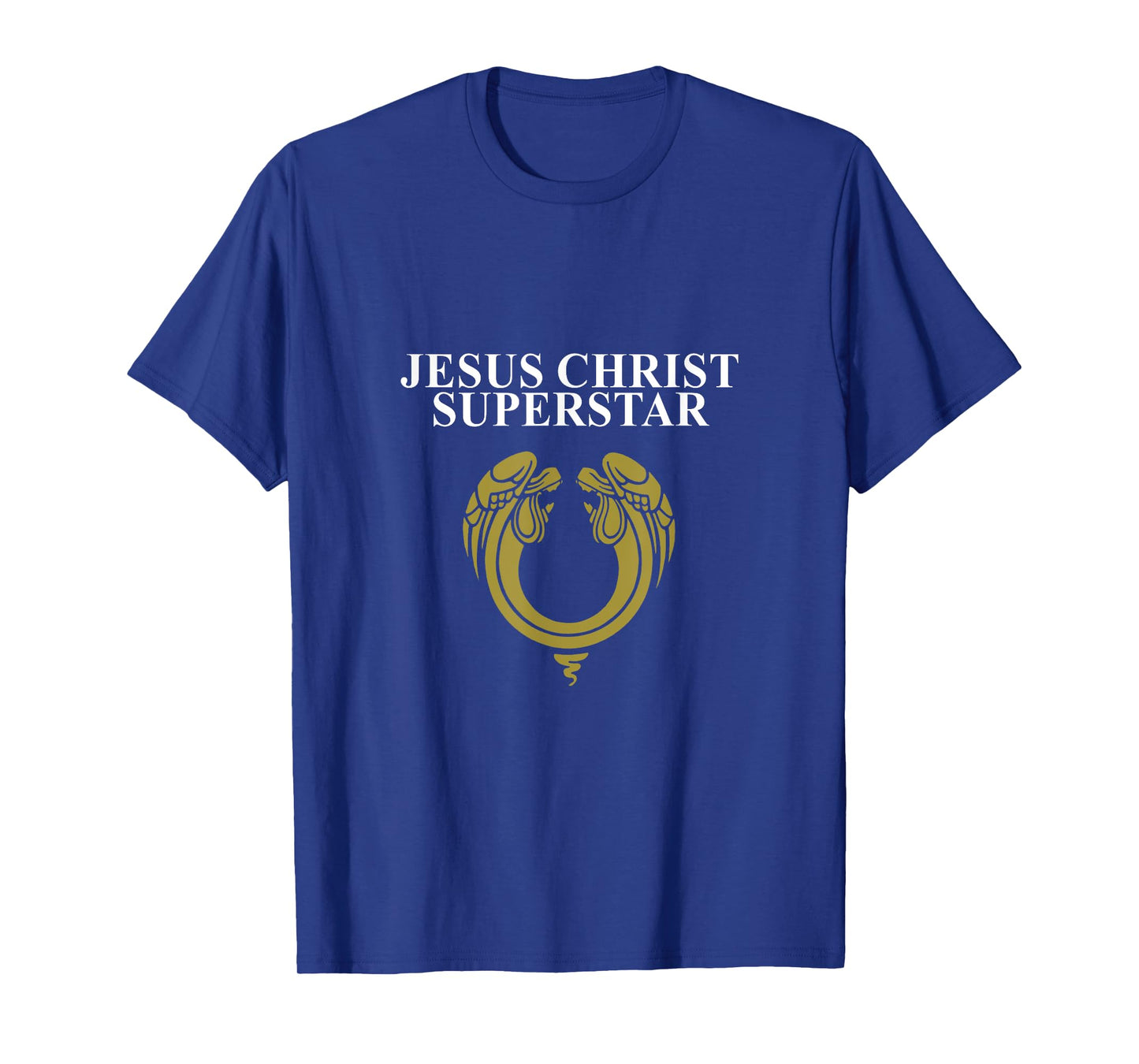 Andrew Lloyd Webber Official 'Jesus Christ Superstar' 1970 Classic Logo Brown Unisex Adult X-Small Classic Fit Short Sleeve Cotton T-Shirt