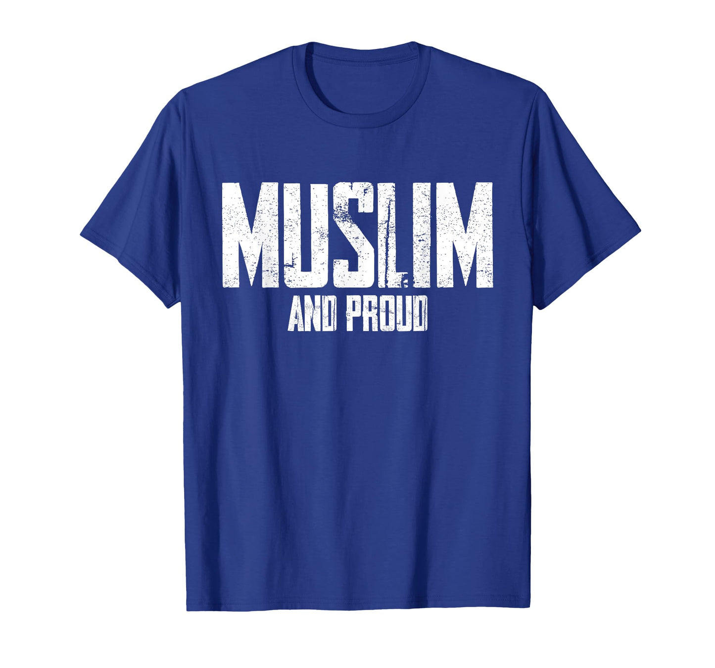 Muslim and proud Islam Islamic Religion Arabic Quran Pray T-Shirt