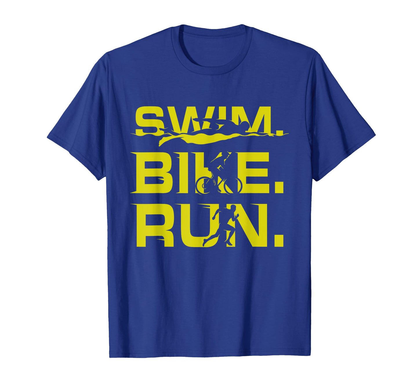 Swim Bike Run Funny Triathlete Sports Lover Outfit Triathlon T-Shirt