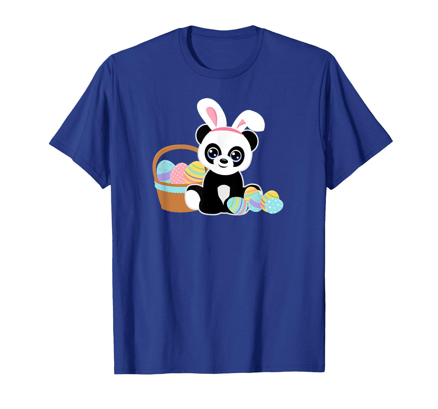 Easter Bunny Ears Panda Lover Cute Easter Eggs Funny Graphic T-Shirt
