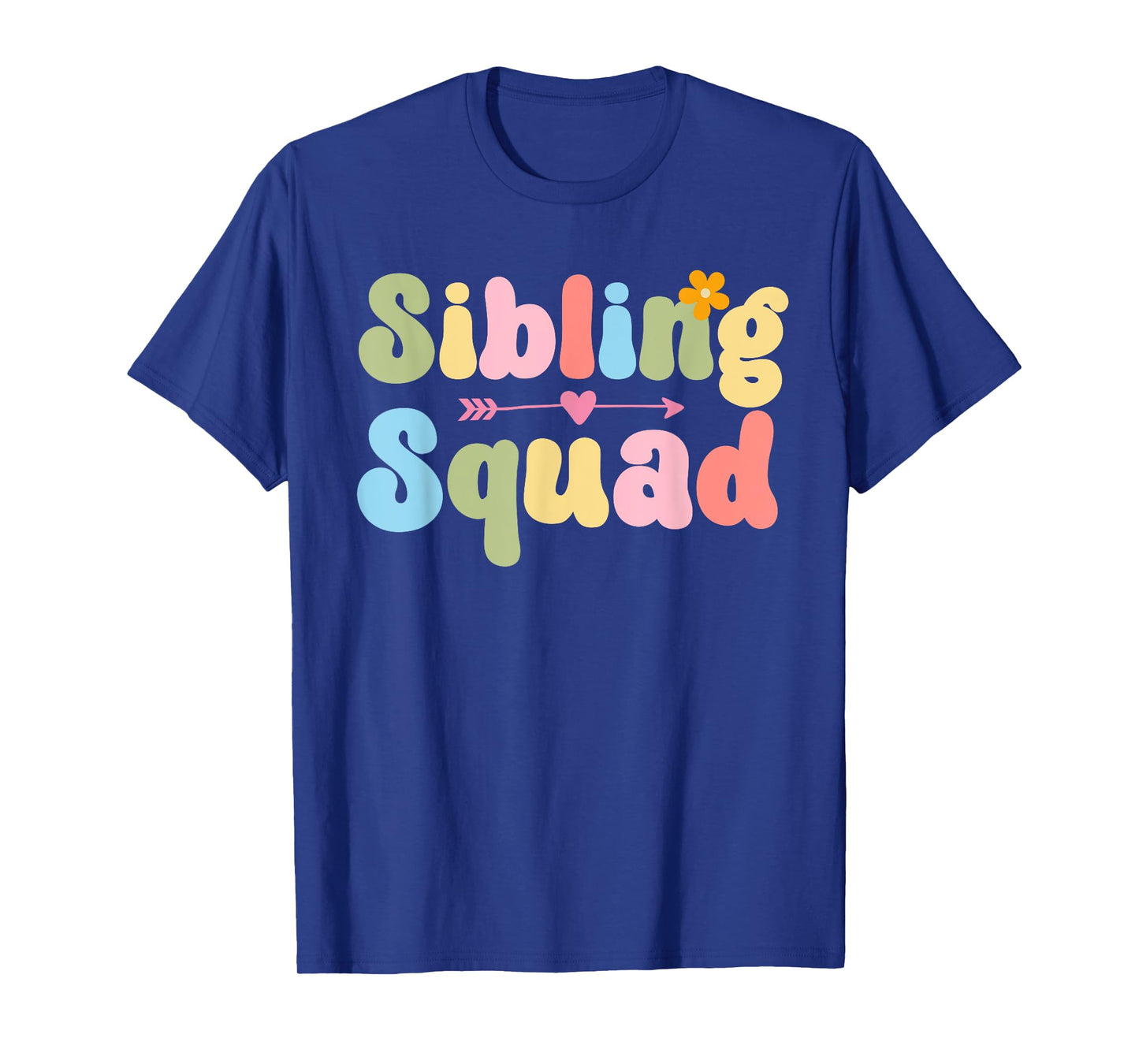 Funny Sibling Squad Family Matching Sister Brother Siblings T-Shirt