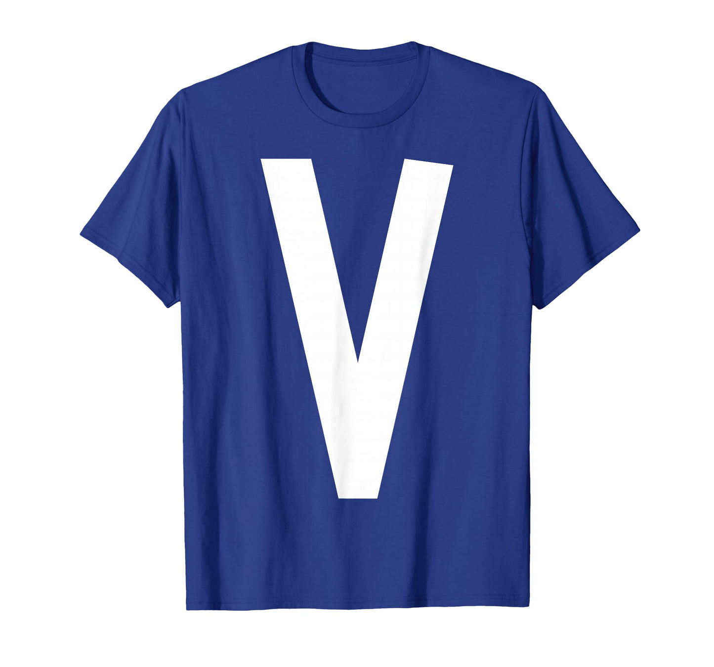 Letter V Funny Group Matching Christmas Costume 2025 Family T-Shirt