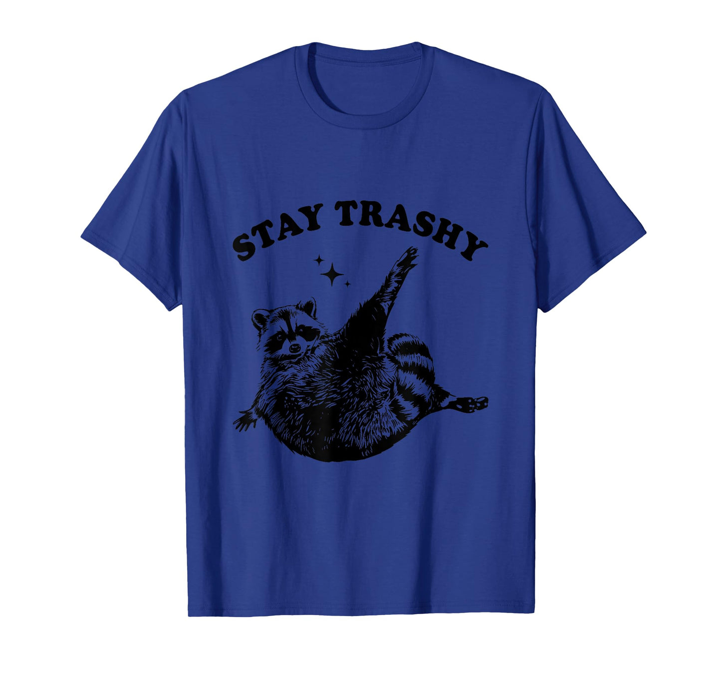 Stay Trashy Raccoon Lover Humor Vintage Funny Racoon T-Shirt