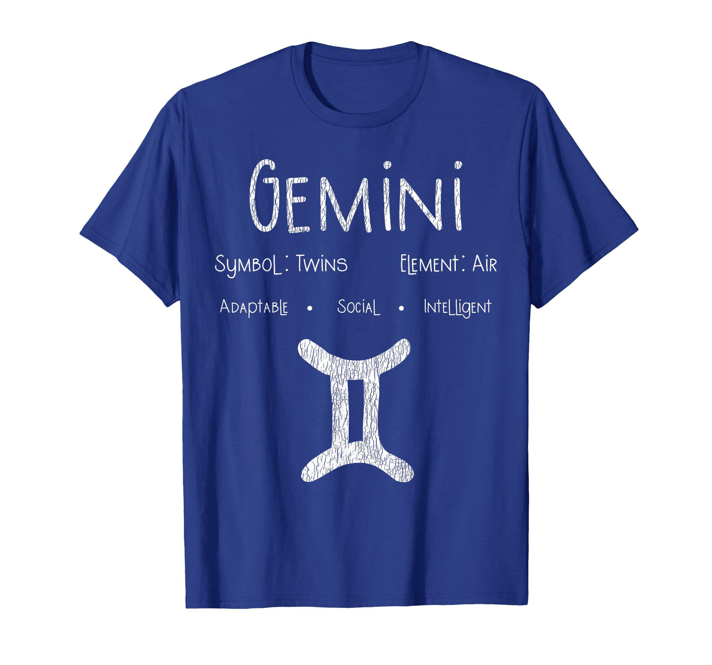 Vintage Gemini Birthday Horoscope Zodiac Sign Astrology Bday T-Shirt