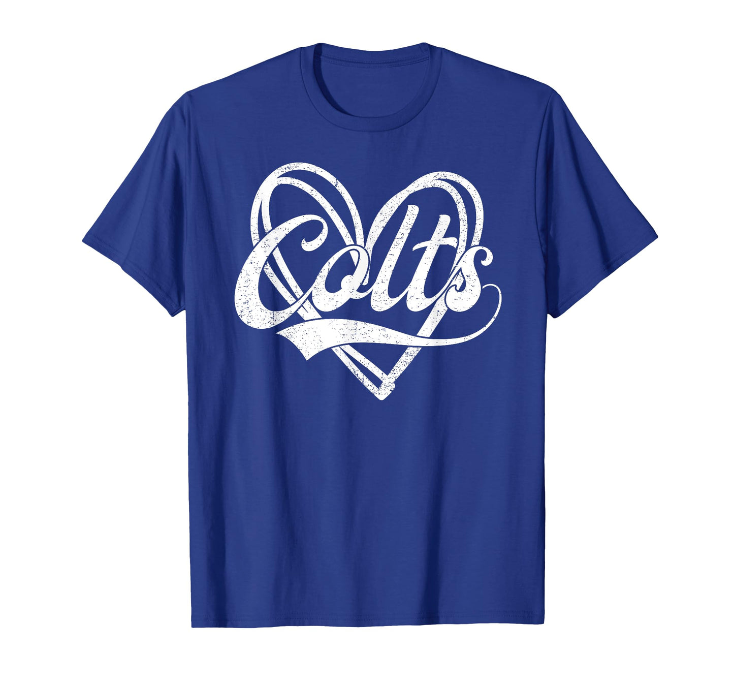 Colts Heart Name Vintage Retro Men Women Kids Girls T-Shirt
