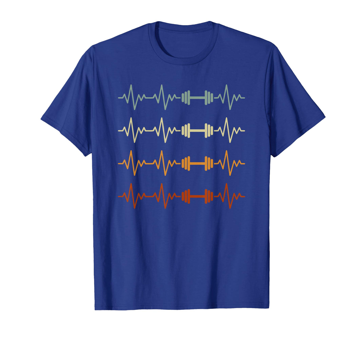 Funny Bodybuilding Heartbeat Gym Weightlifting Bodybuilder T-Shirt