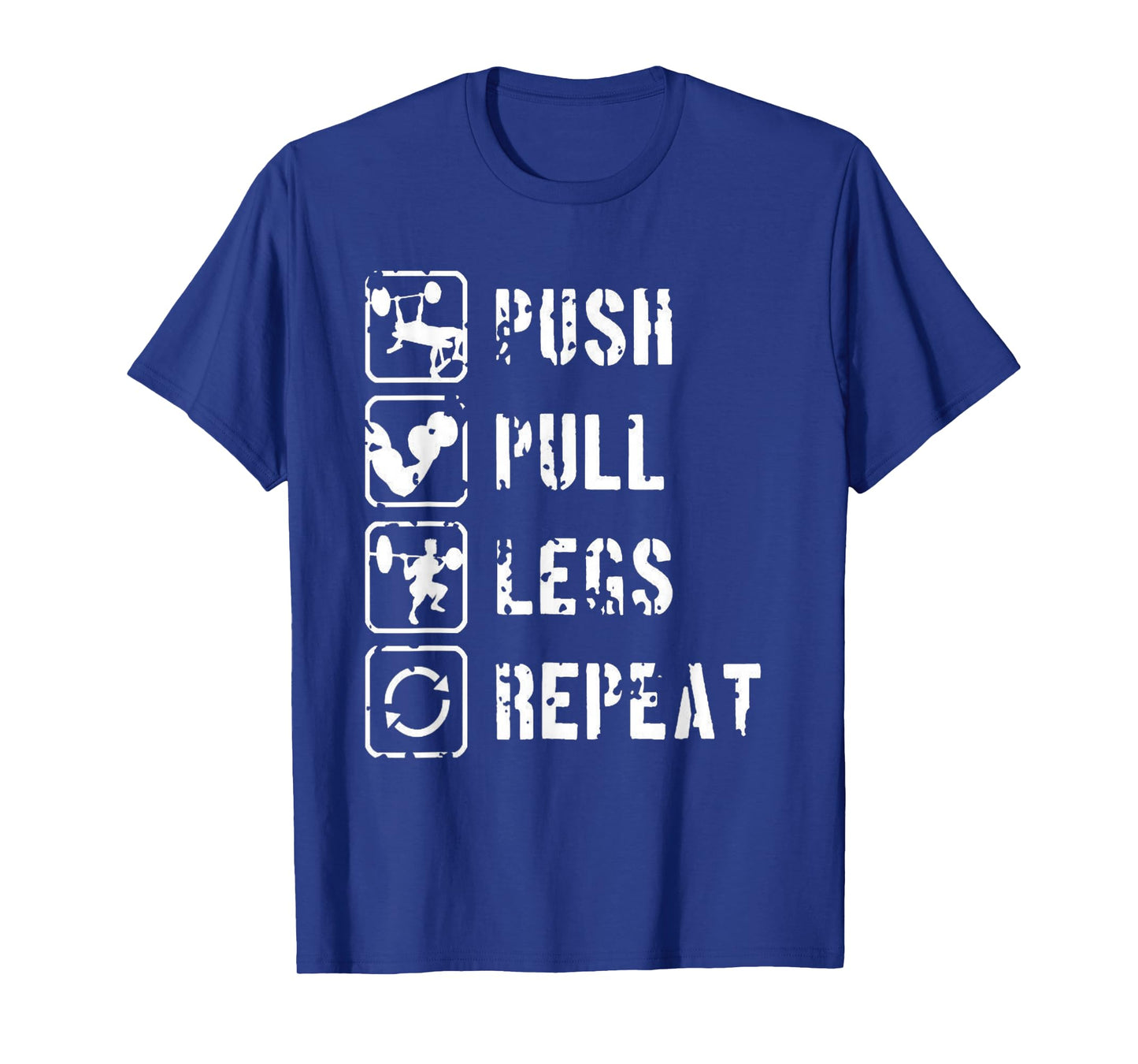 Eat Sleep Gym Repeat Men's Bodybuilding Gym Fitness T-Shirt