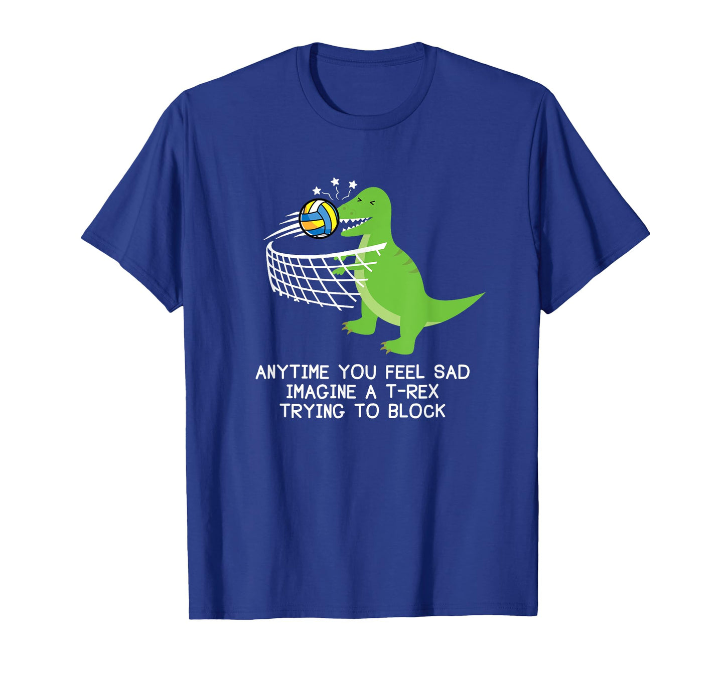 Volleyball T-Rex T-Shirt, Funny Volleyball Player Shirt T-Shirt