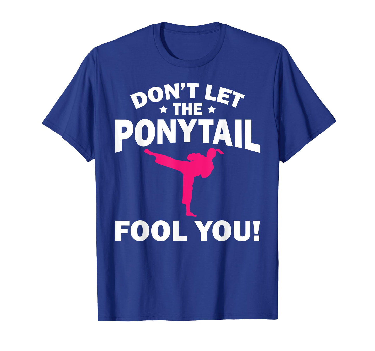 Funny Girl Karate Design Kids Women Kickboxing Black Belt T-Shirt