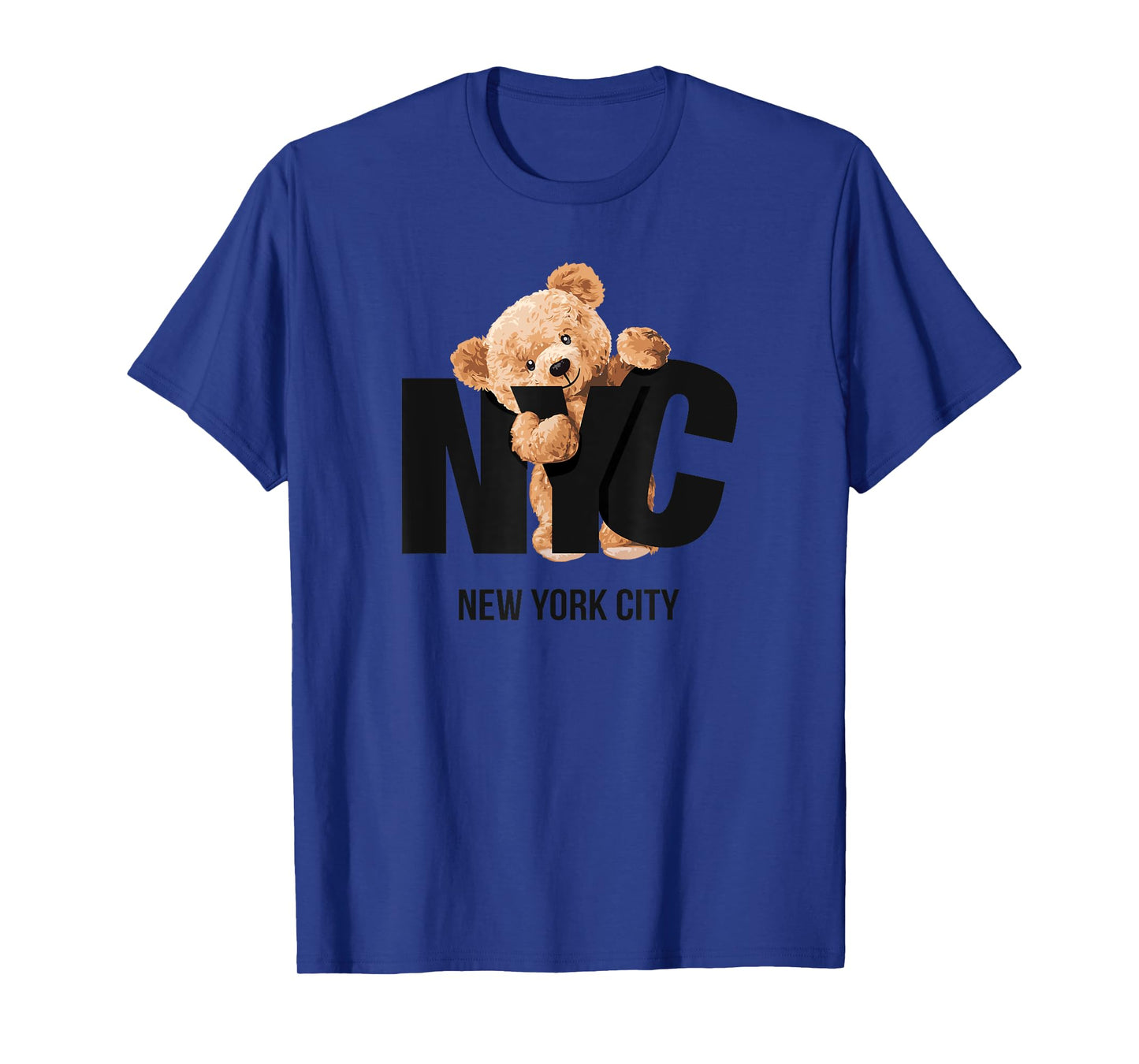 Cool Awesome New York City NYC Teddy Bear Novelty Graphic T-Shirt