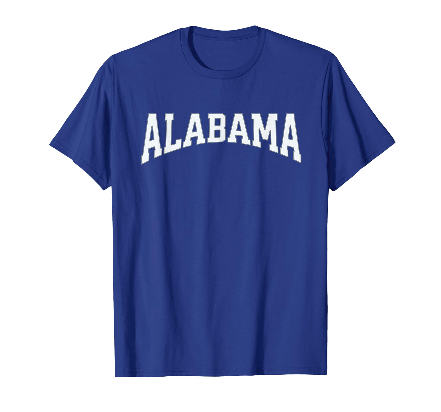 Vintage Alabama Arched Print Sports Fan Retro T-Shirt