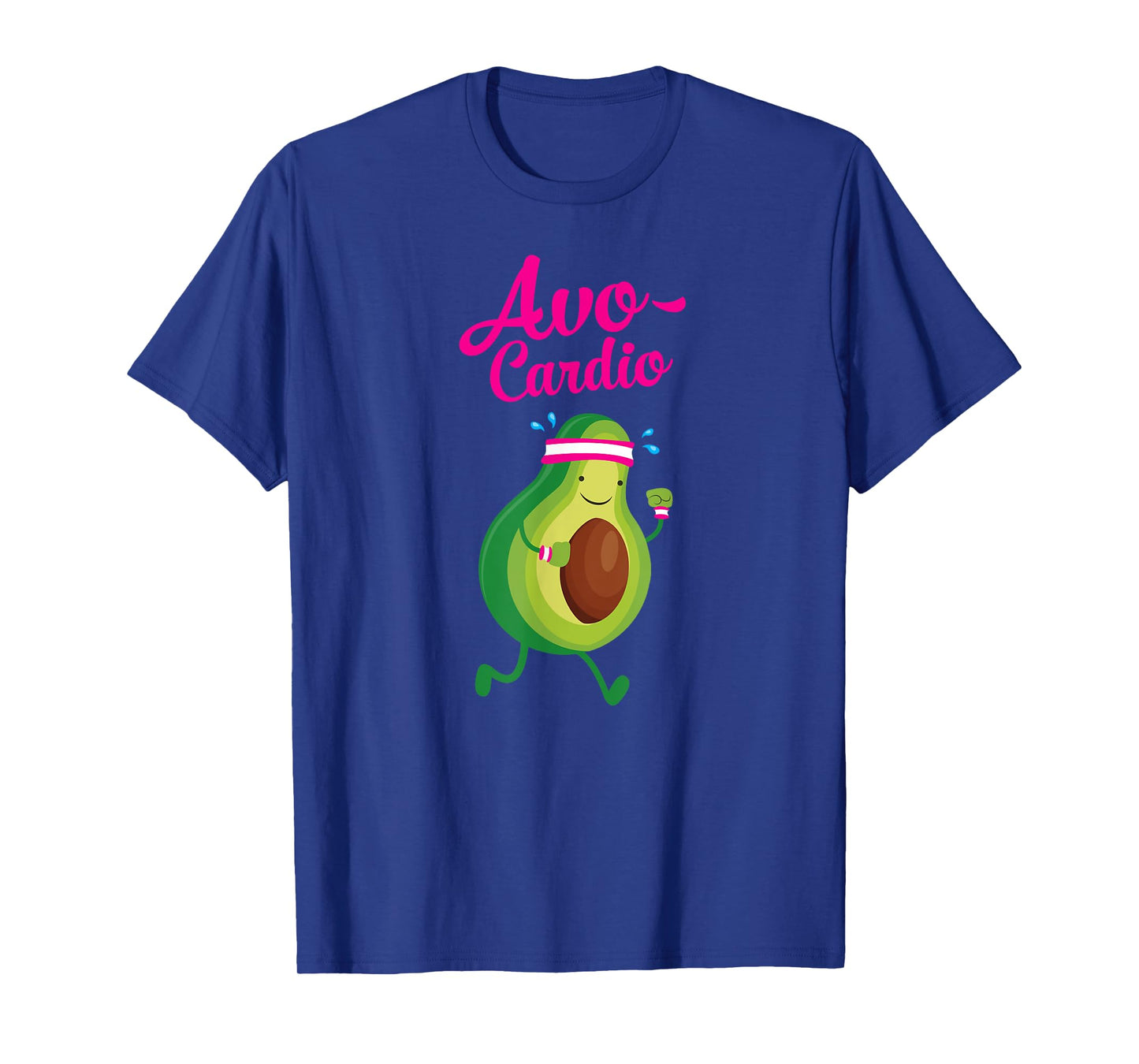 Avocardio Avocado Cardio Running Gym Pun Slogan T-Shirt