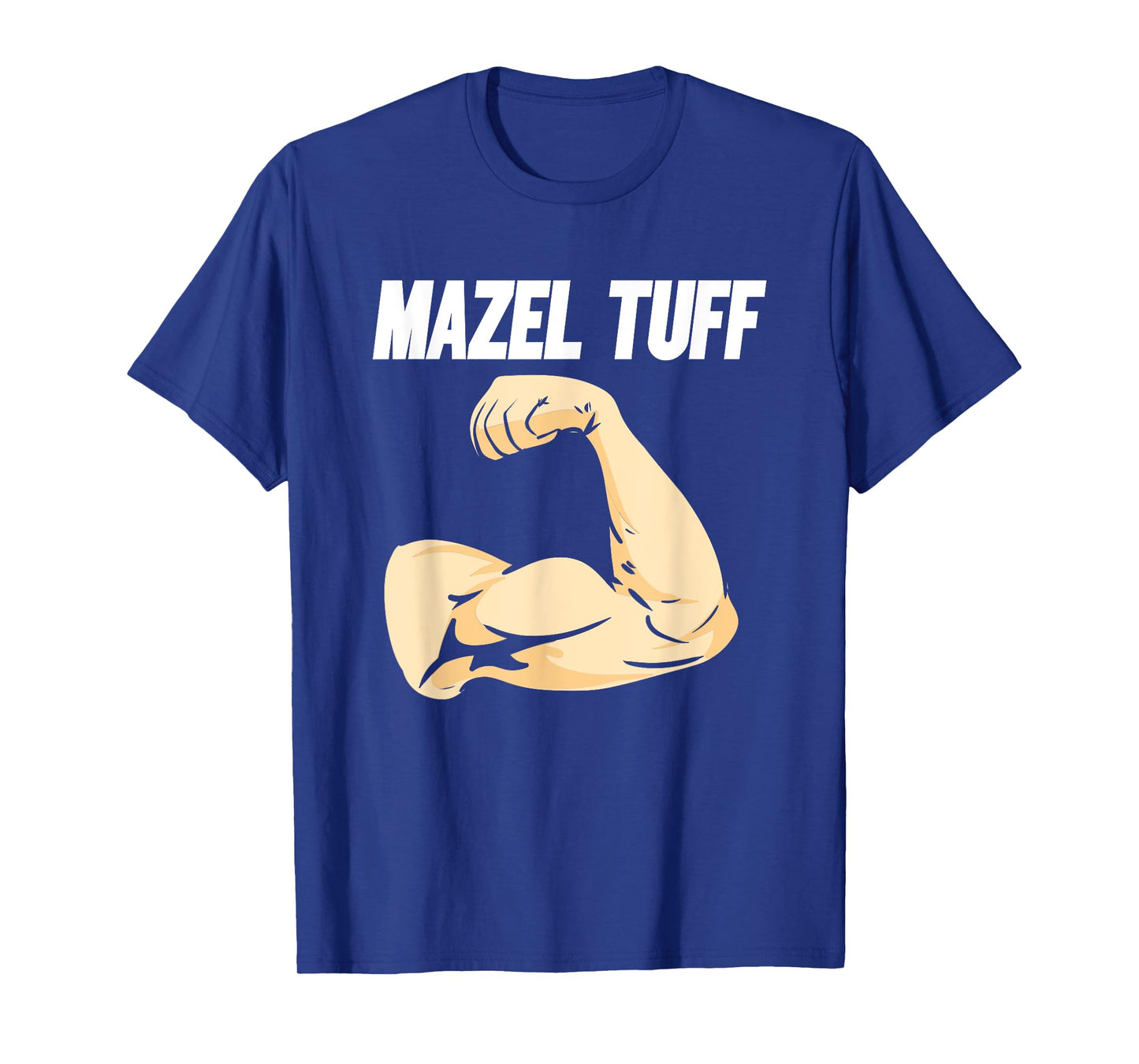Mazel Tuff Strong Jewish Trendy Jew Work Out Gym Hanukkah T-Shirt