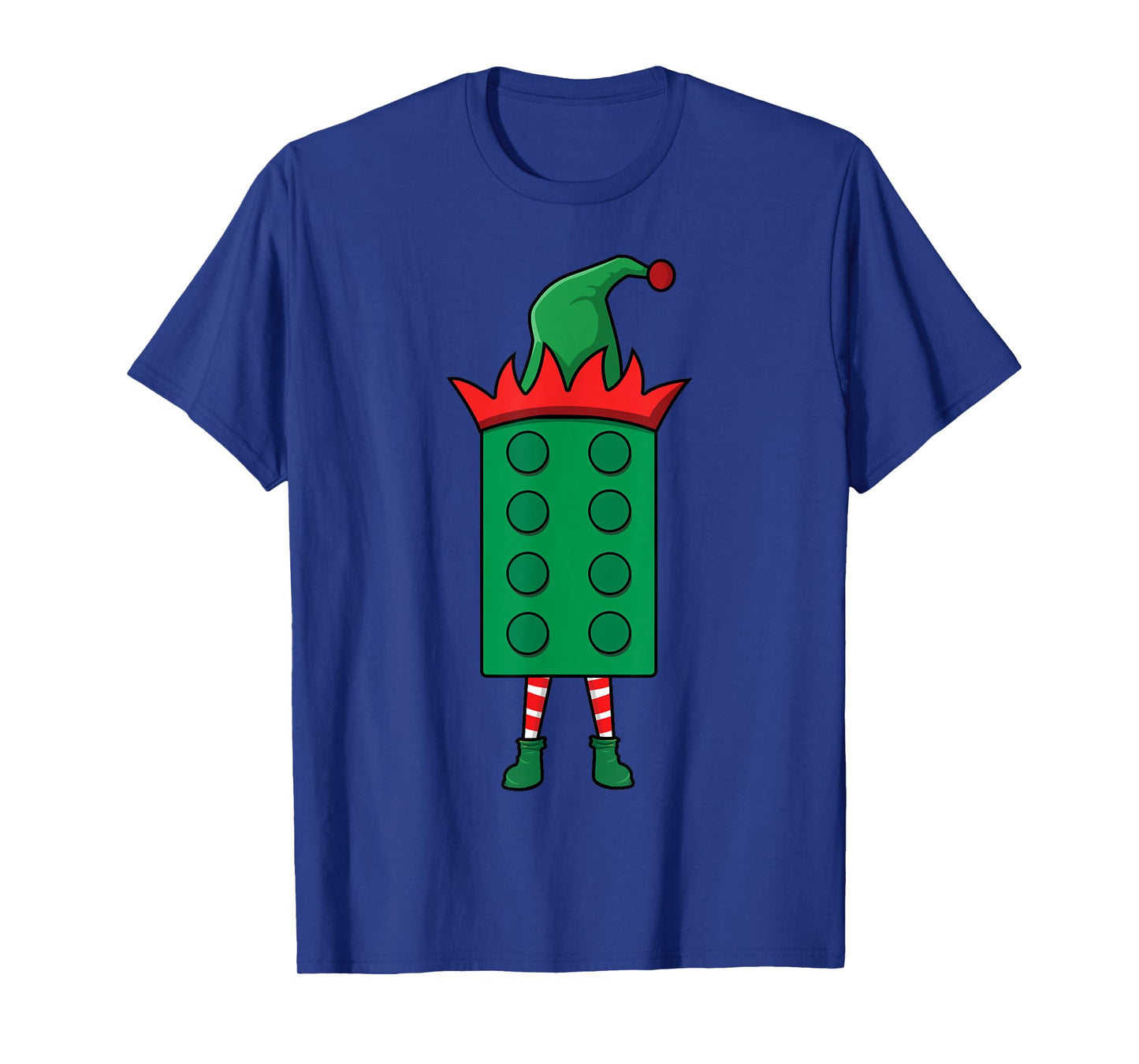 Elf Block Building Christmas Builder Brick Master Builder T-Shirt