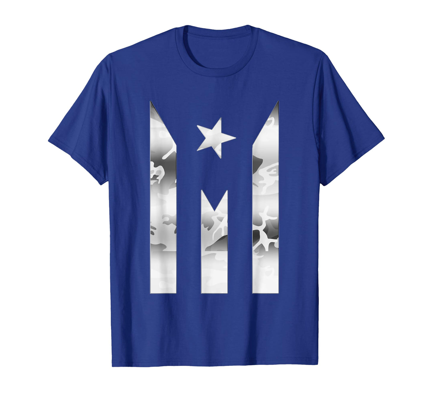 Boricua Strong Puerto Rico Resiste Black Flag Camo T-Shirt - Men's Unisex Adults Classic Fit Short Sleeve Crew Neck T-Shirt - Small - Black - 1 Count
