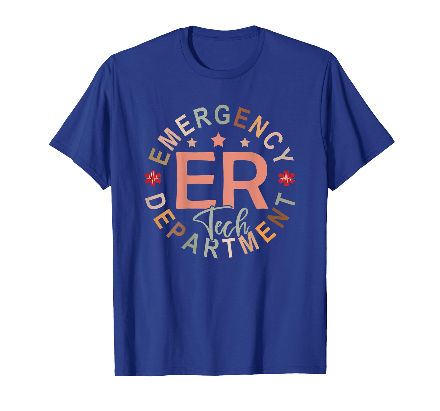 Emergency Department Tech Emergency Room Tech Back Of T-Shirt