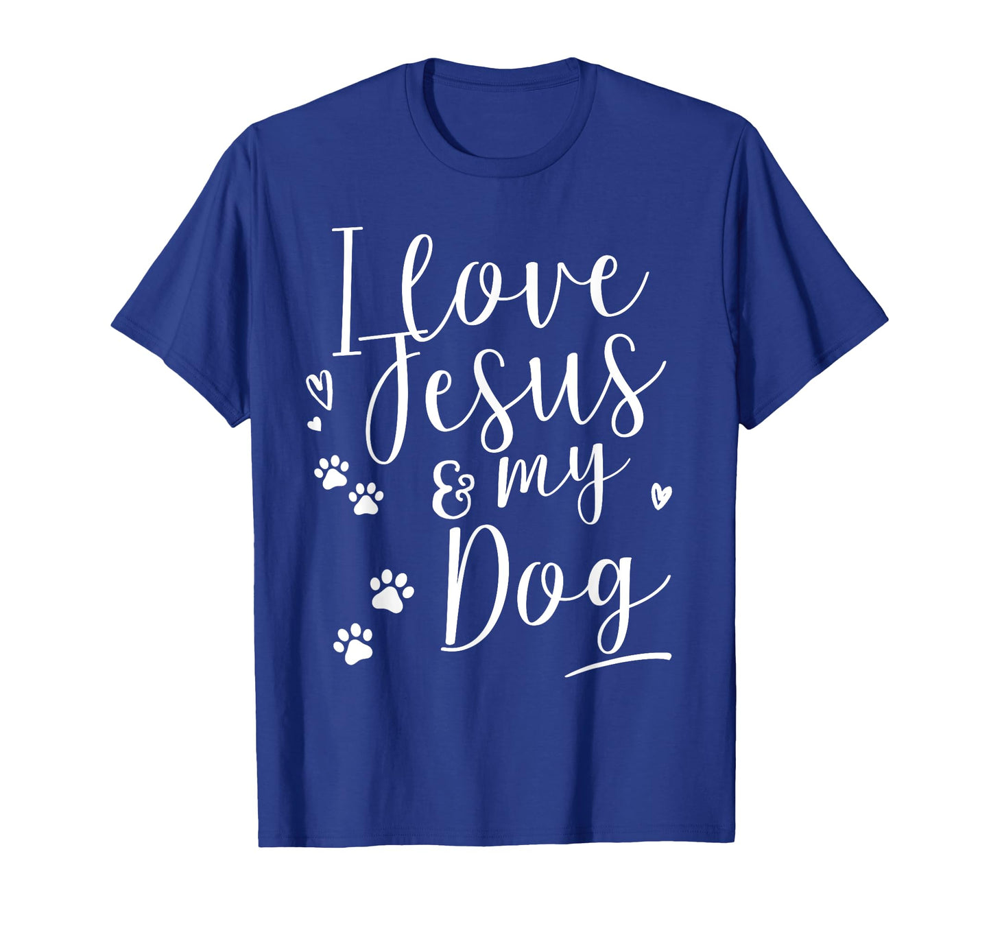 I love Jesus and my Dog Shirt T-Shirt for Men Women Girls Kids