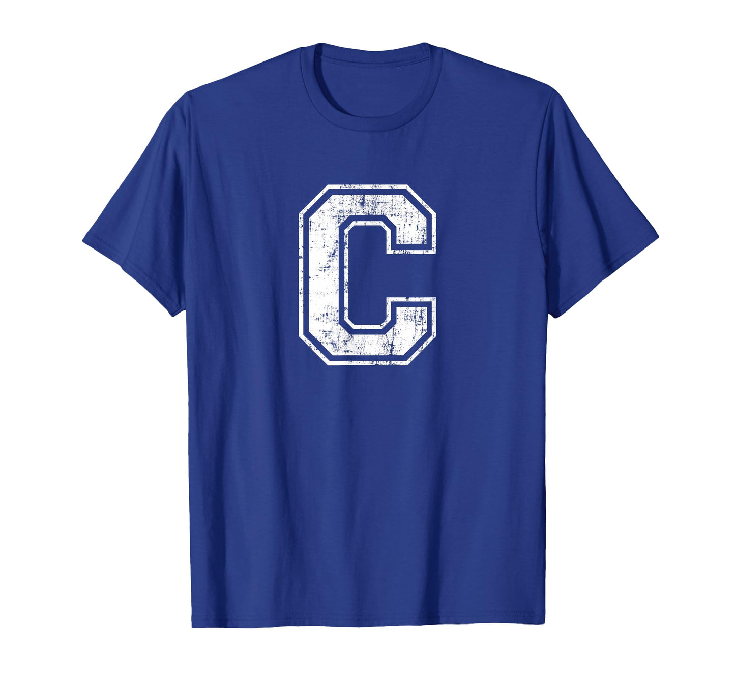 Letter C Uppercase Alphabet Initial School College Varsity T-Shirt