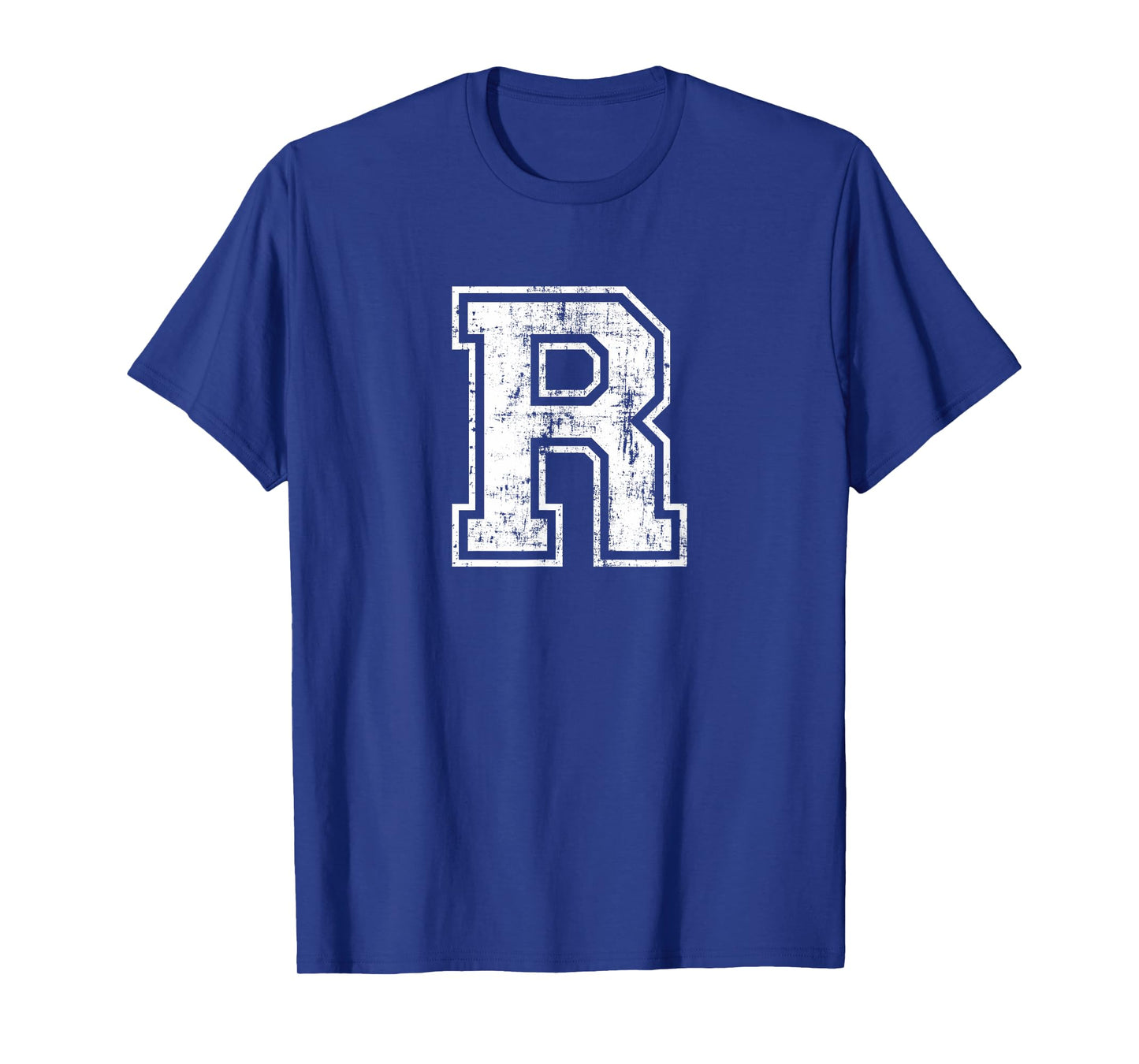 Letter R Uppercase Alphabet Initial School College Varsity T-Shirt