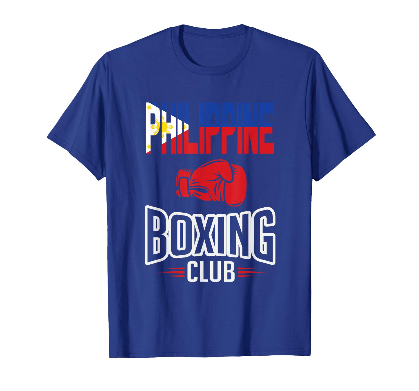 Philippine Flag Boxing Club Filipino Pinoy T-Shirt T-Shirt