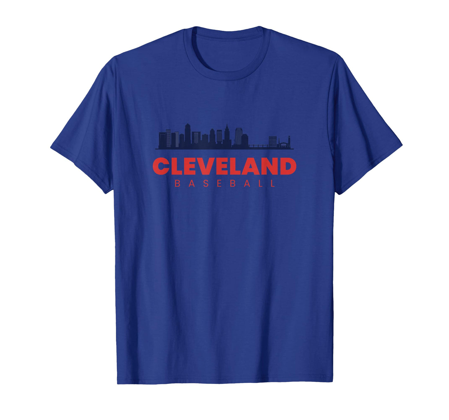 Cleveland Baseball Vintage City Skyline Retro Baseball Lover T-Shirt
