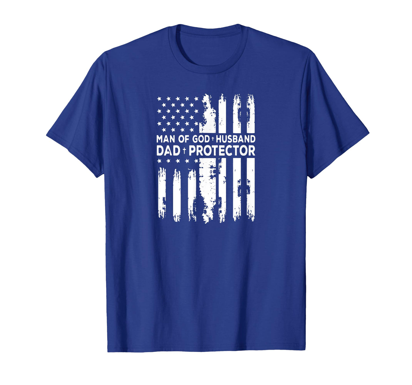 Jesus God Religious Man of God Husband Dad Protector T-Shirt