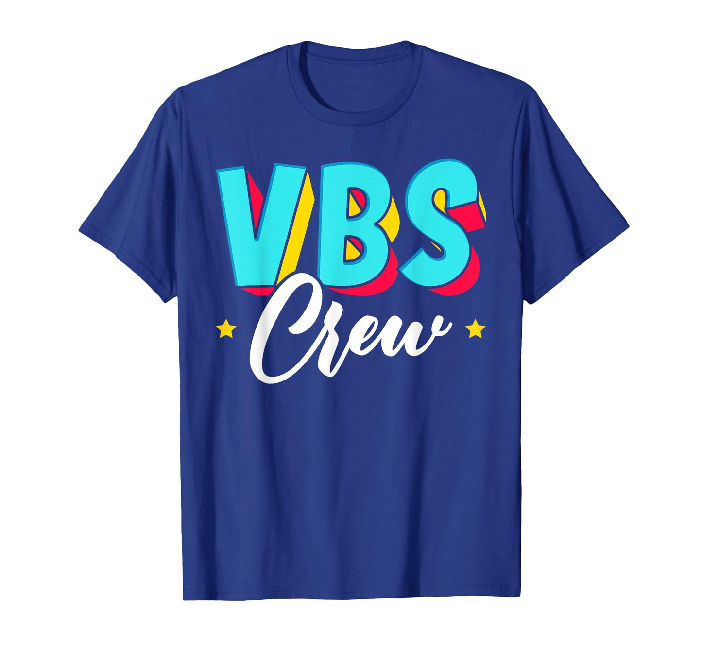 VBS Crew Vacation Bible School Paint Splatter Christian T-Shirt