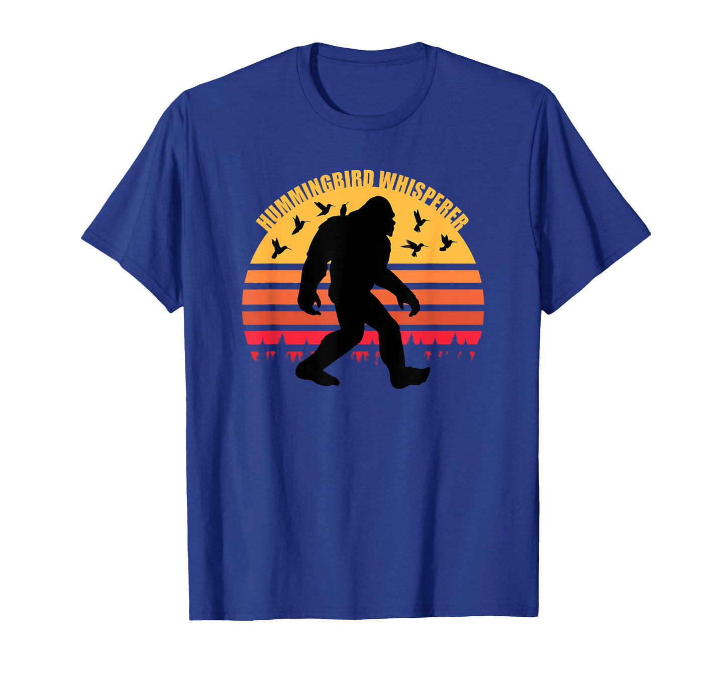 Bigfoot Sasquatch Hummingbird Whisperer Loves Hummingbirds T-Shirt