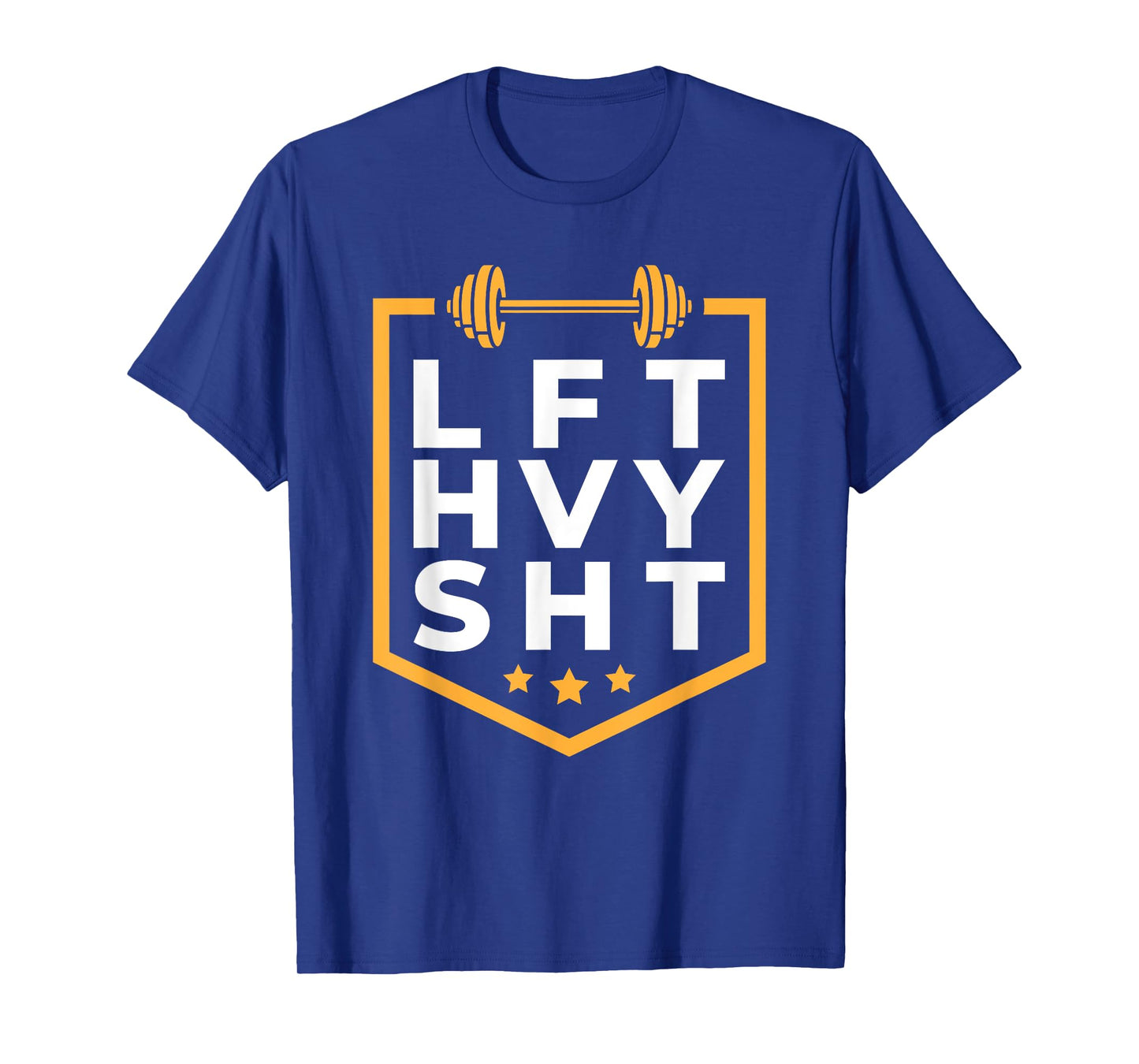Funny Lift Heavy Shit Barbell Weightlifting T-Shirt