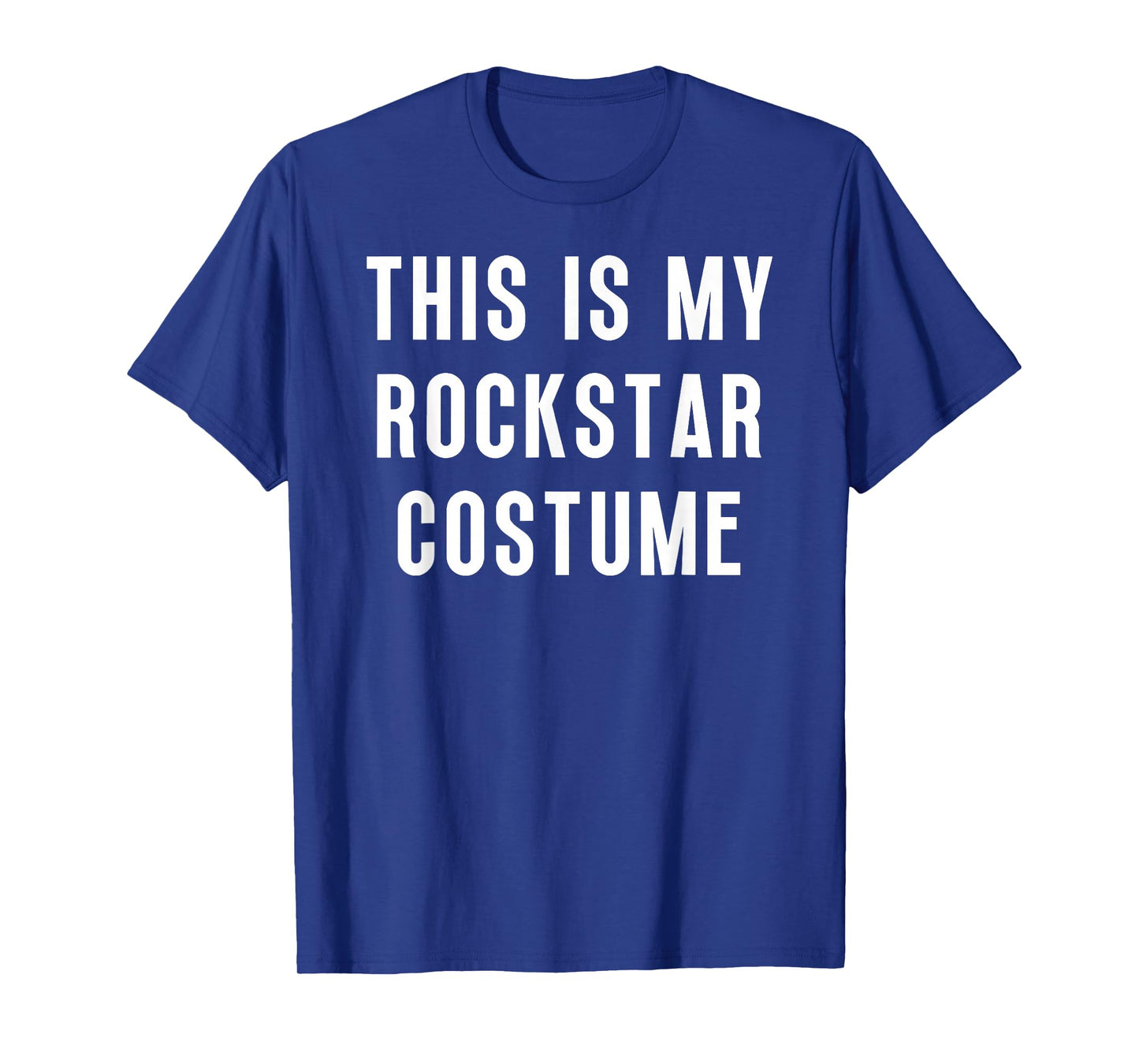 Halloween This is My Rockstar Costume Minimal Rock Star T-Shirt