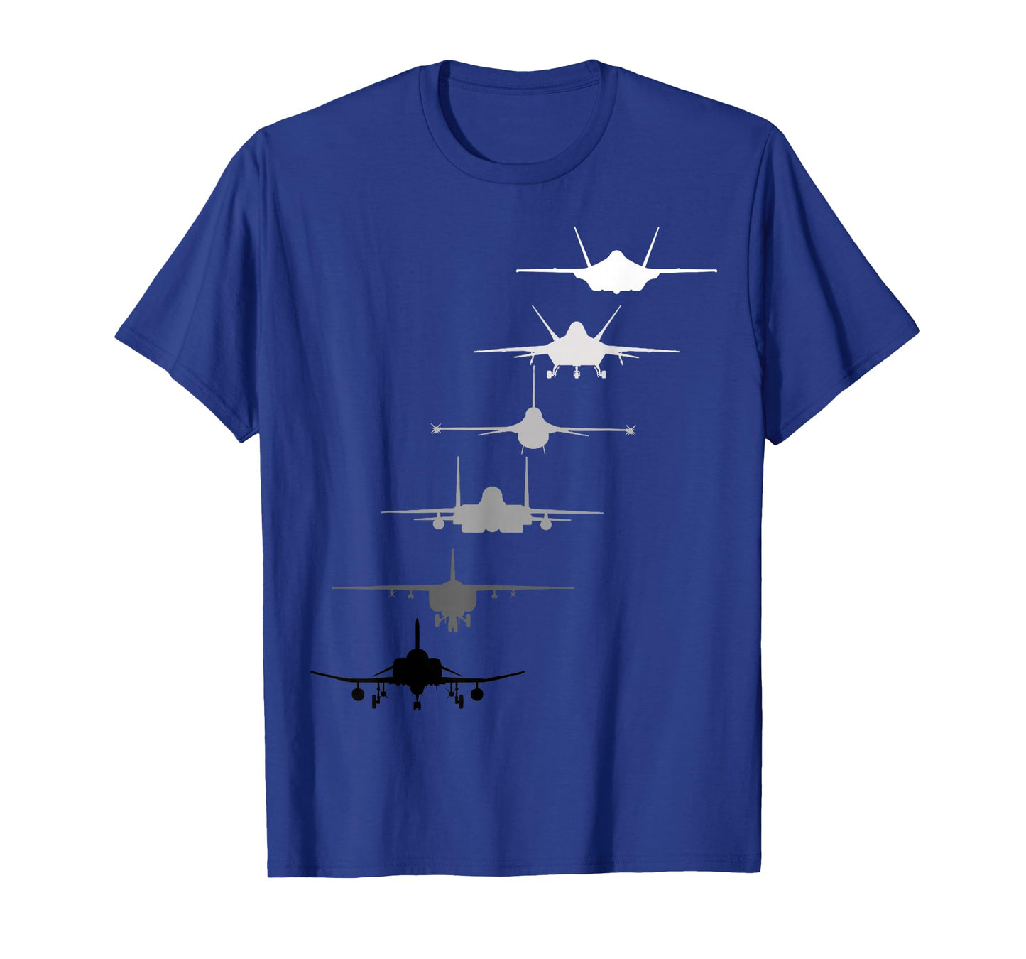 Air Force Fighter Jets F-4 F-111 F-15 F-16 F-22 F-35 T-Shirt