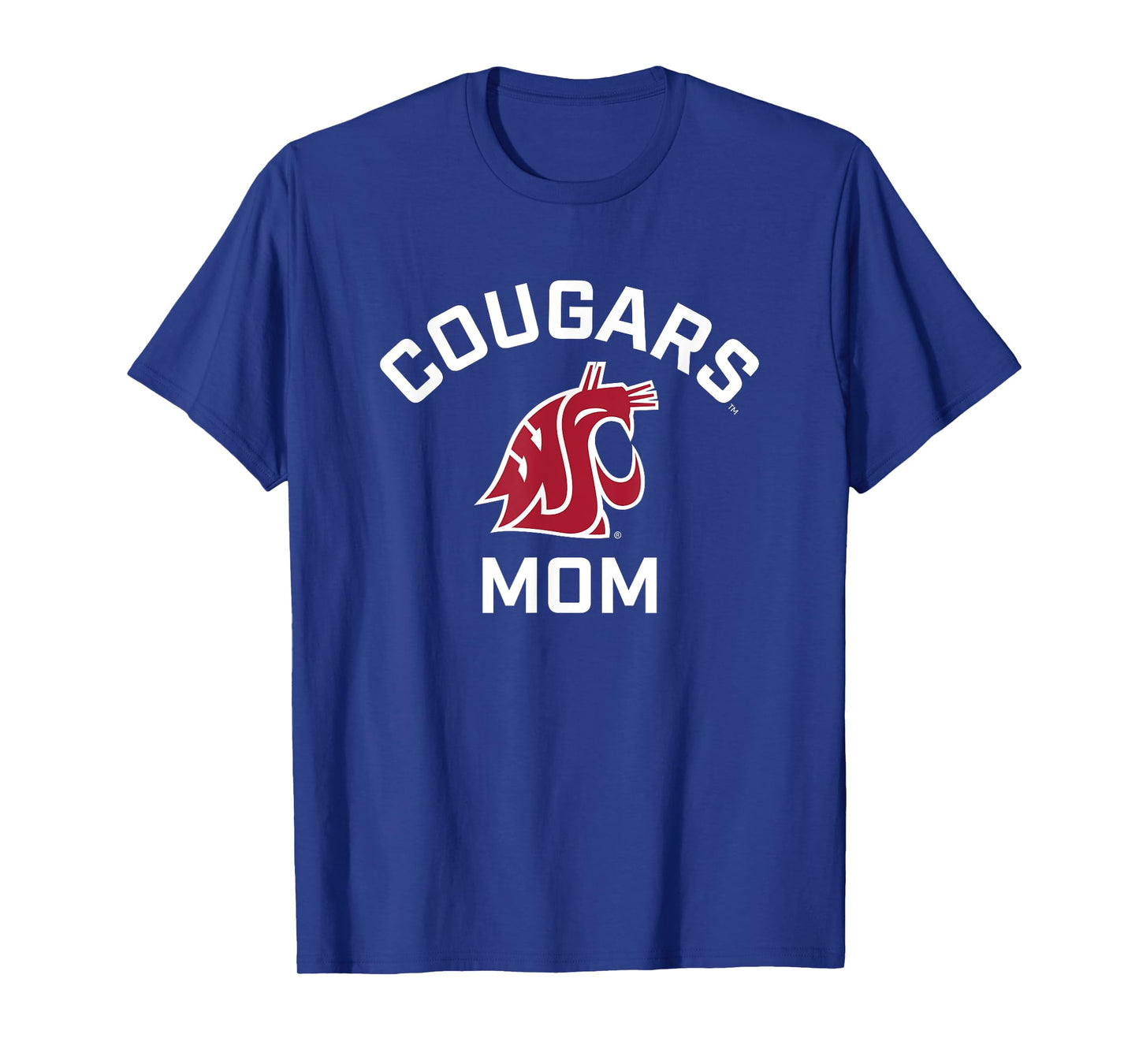 Washington State University Cougars Arched Mom T-Shirt
