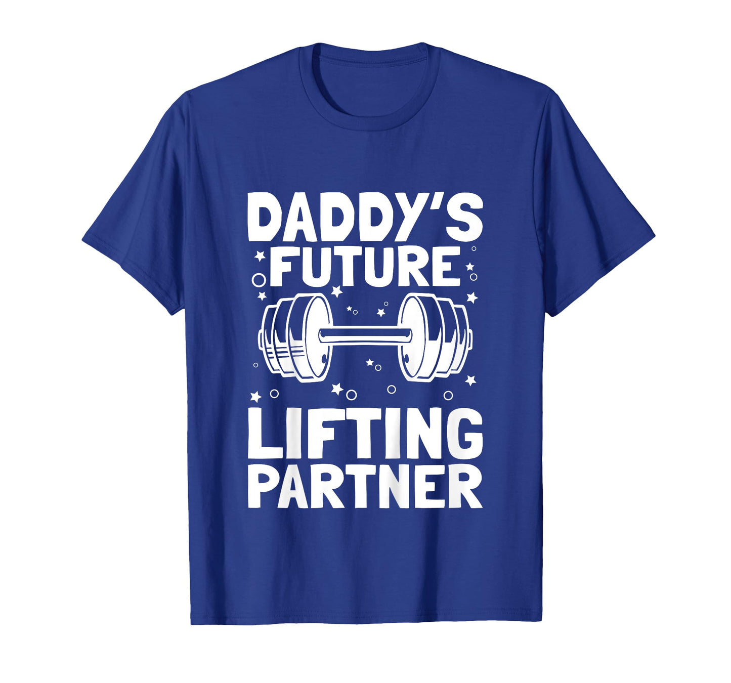 Kids Daddy's Lifting Partner Strength Gym Funny Bodybuilding T-Shirt