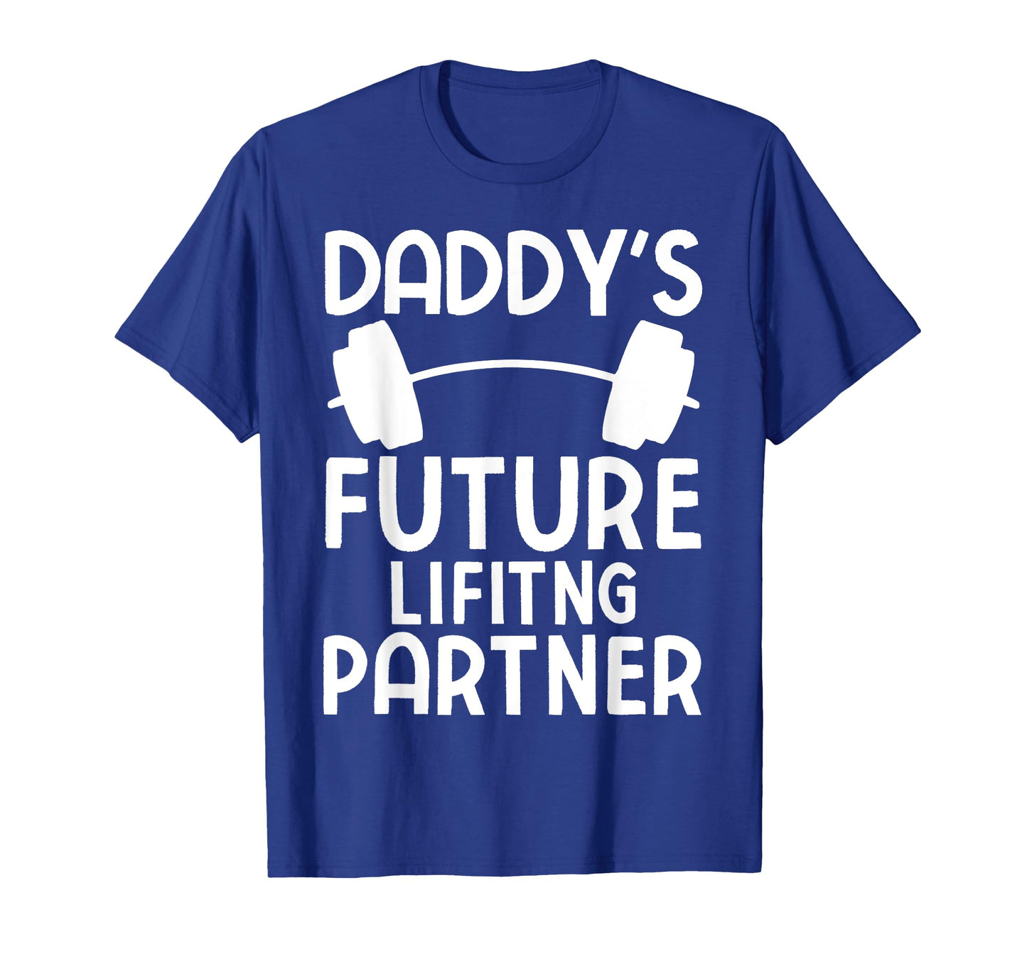 Daddy's Future Lifting Partner Funny Bodybuilding Kids T-Shirt