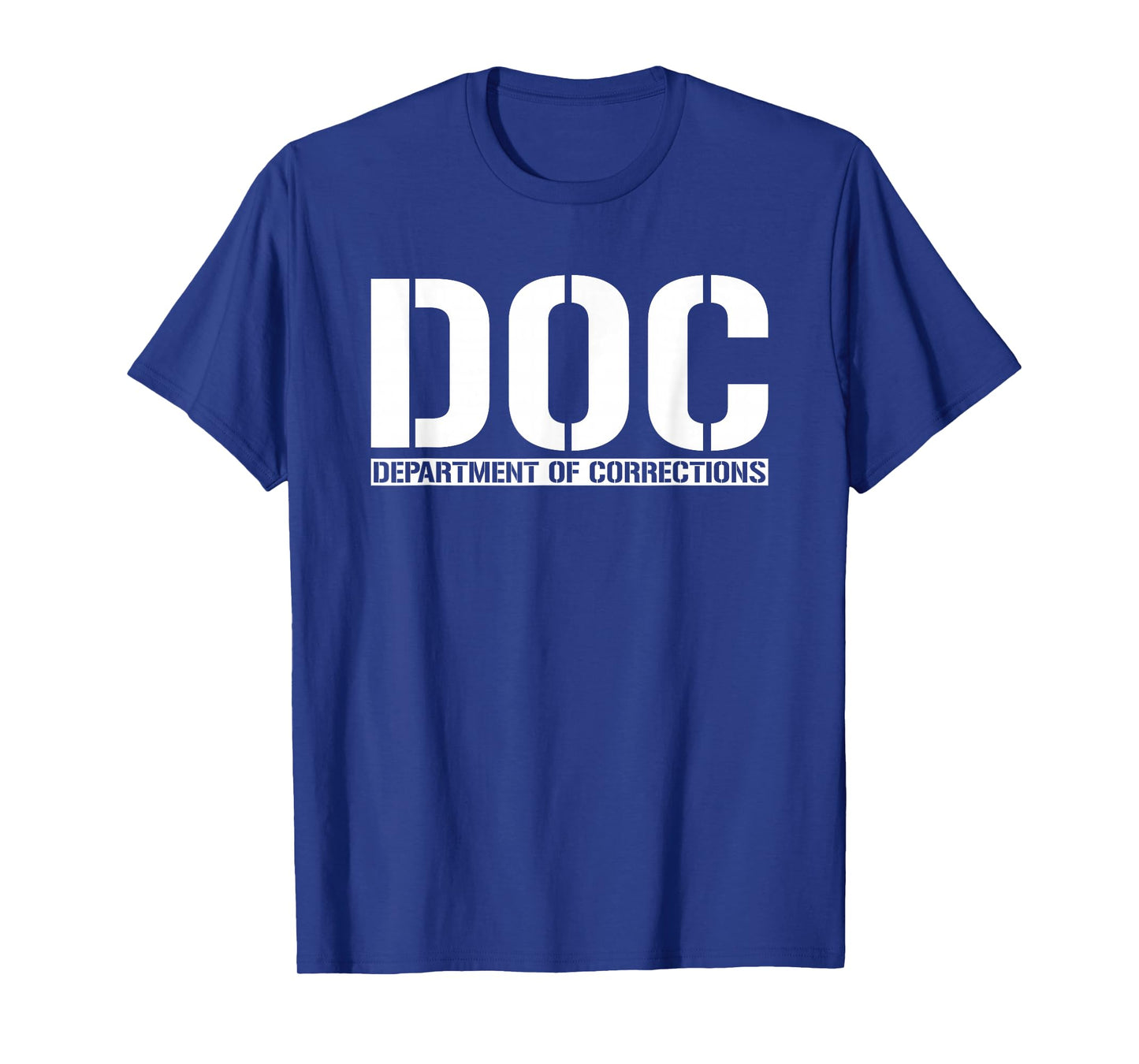 DOC DEPARTMENT OF CORRECTIONS INMATE OFFICER COSTUME TEE T-Shirt