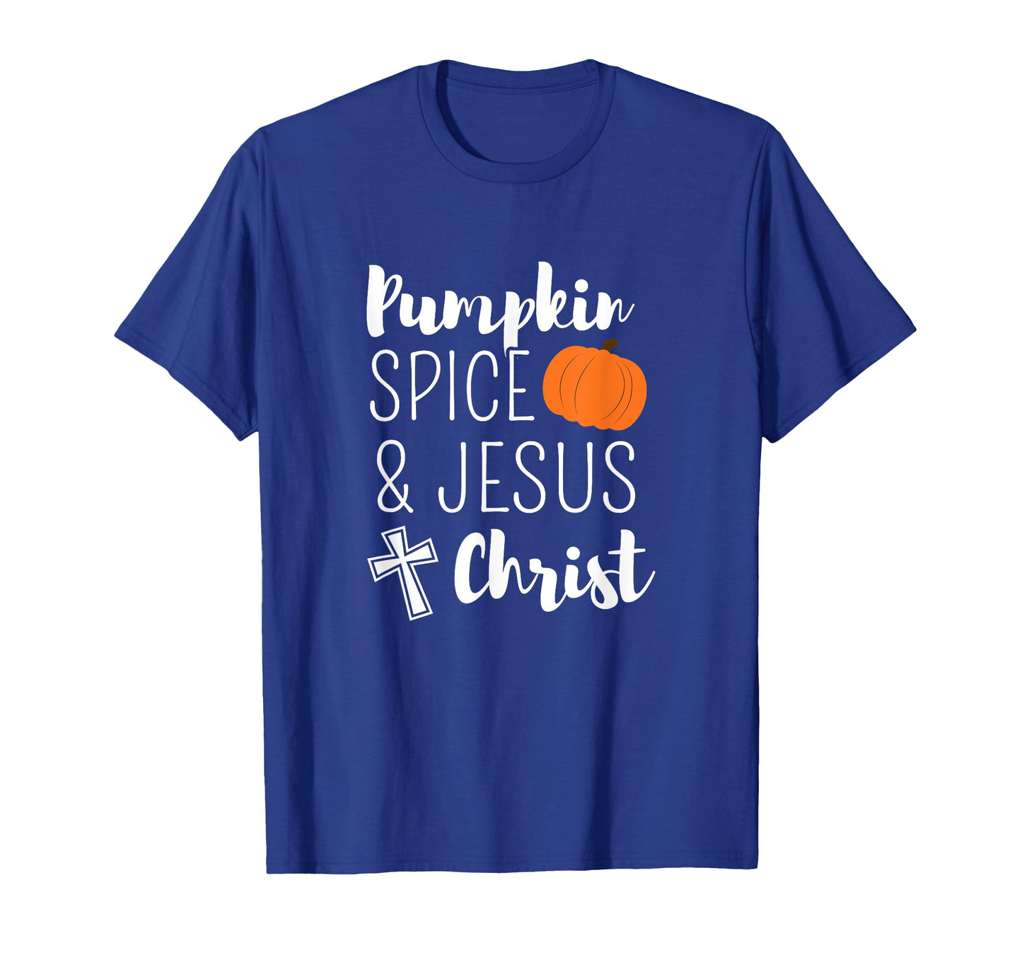 Pumpkin Spice And Jesus Christ Cute Fall Leaf Christian Gift T-Shirt