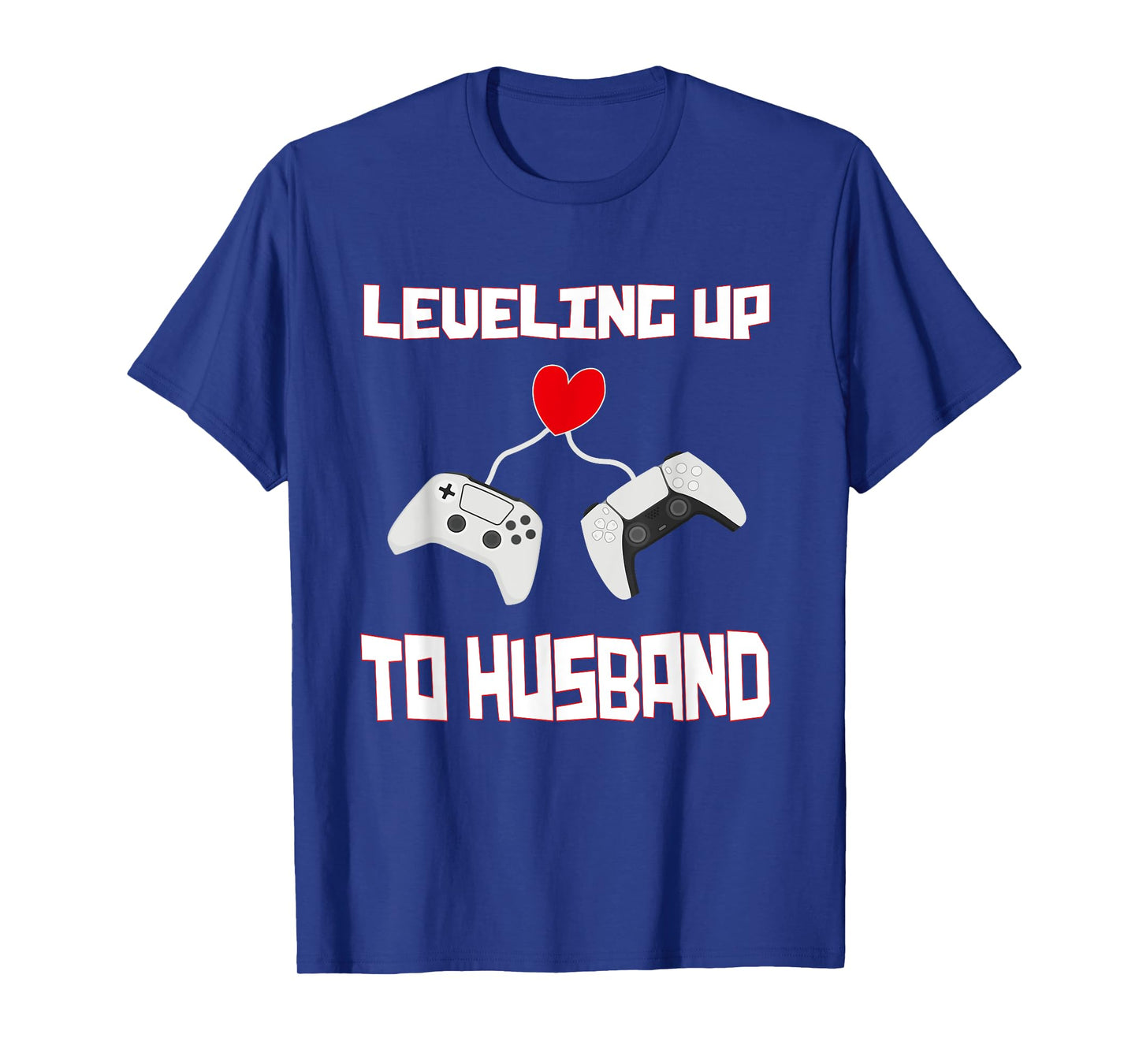 Mens Leveling Up to Husband Groom Gamer Husband Marriage T-Shirt