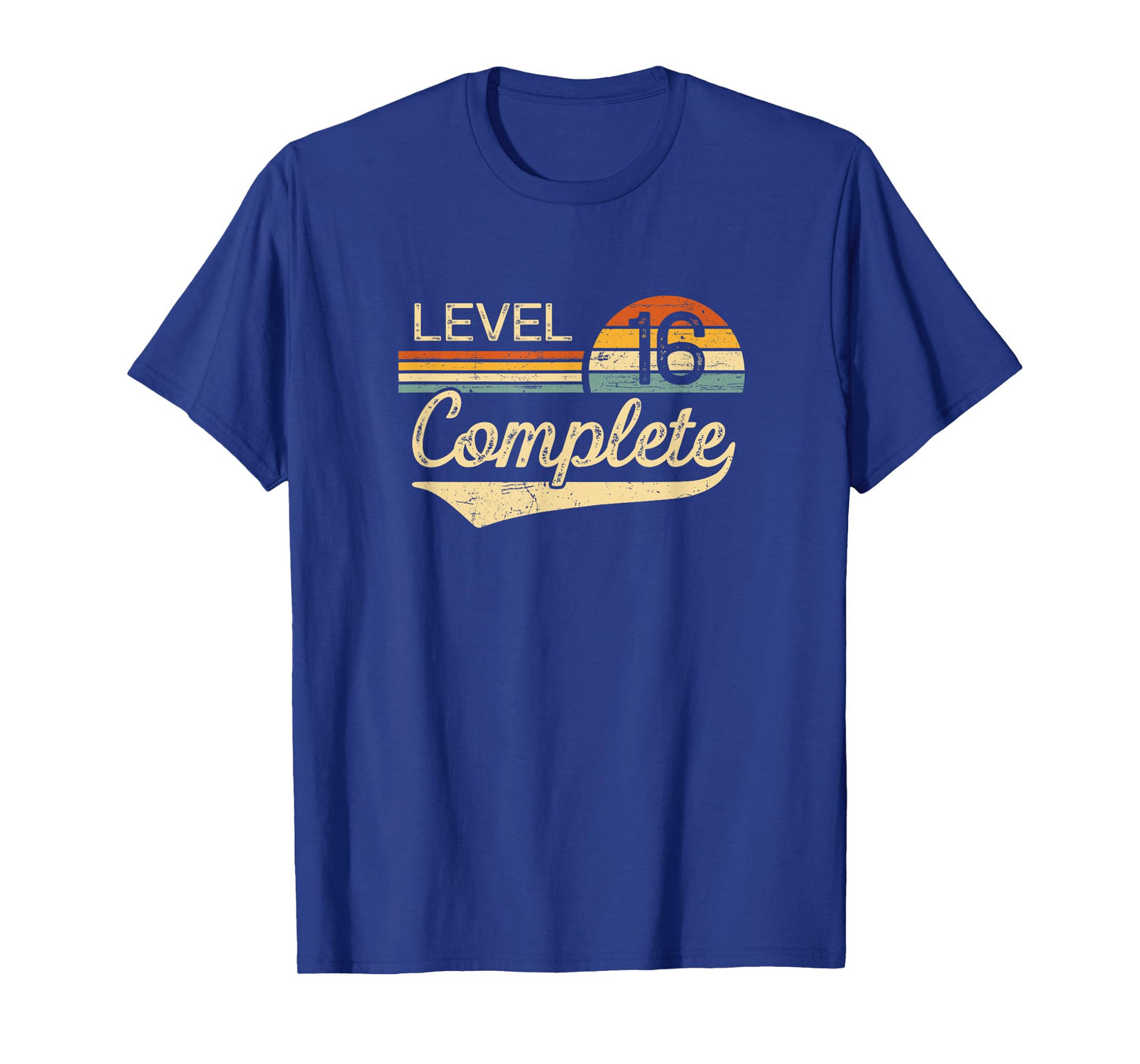 Level 16 Complete Vintage 16th Wedding Anniversary T-Shirt
