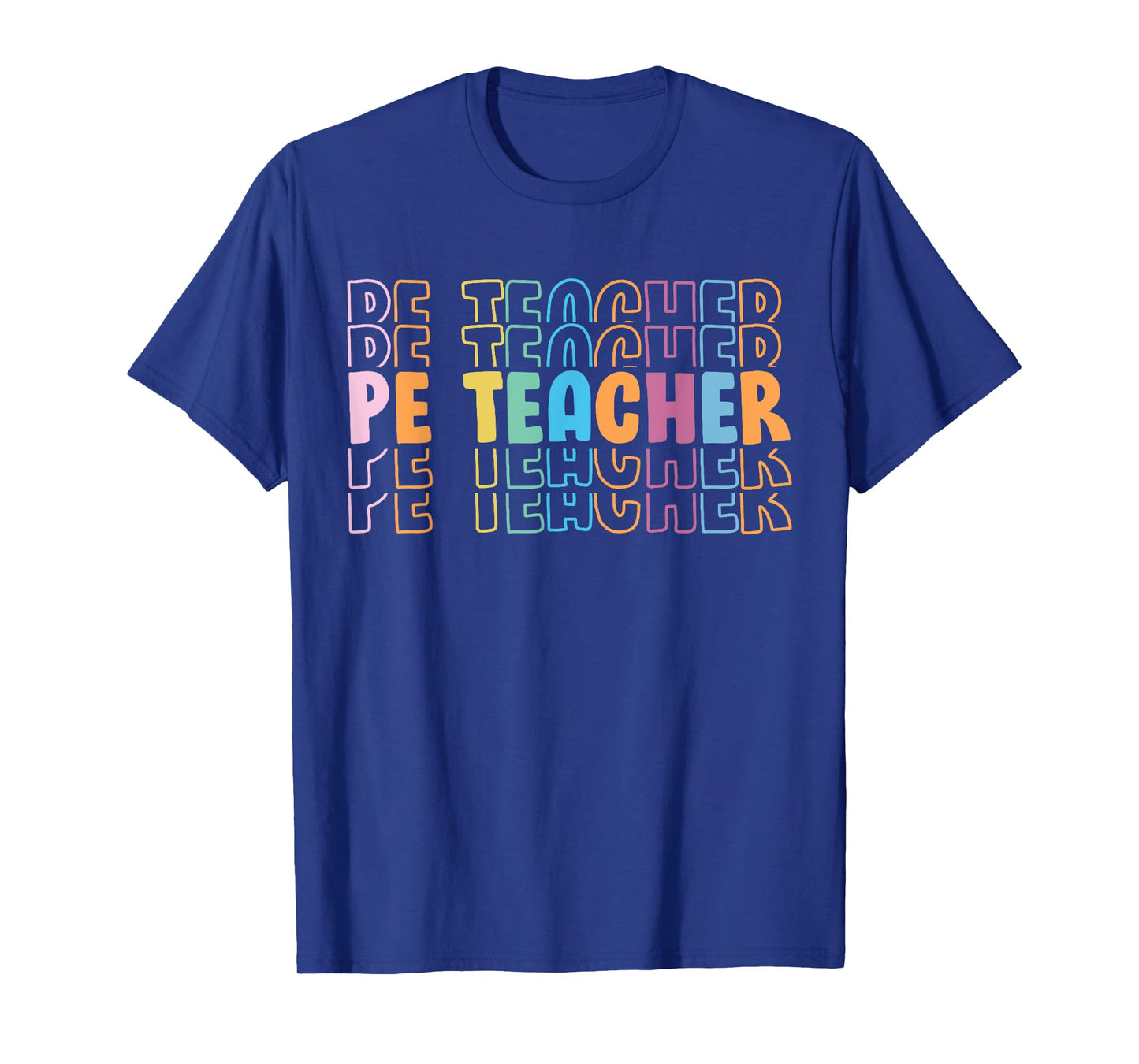 PE Teacher Vintage retro groovy Physical Education Teacher T-Shirt